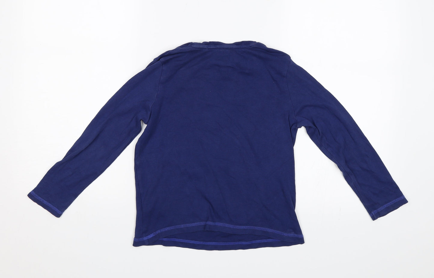 George Boys Blue   Basic T-Shirt Size 8-9 Years  - Snowman