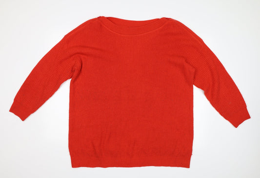 Simply Be Womens Red   Pullover Jumper Size L