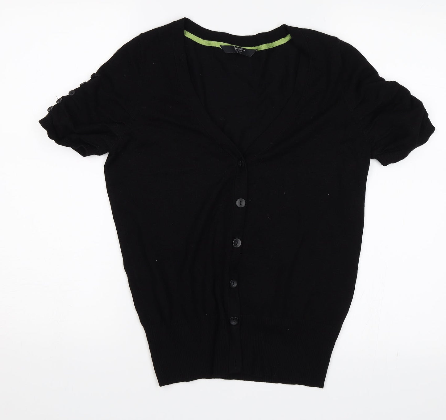 Preworn Womens Black   Basic Blouse Size 10