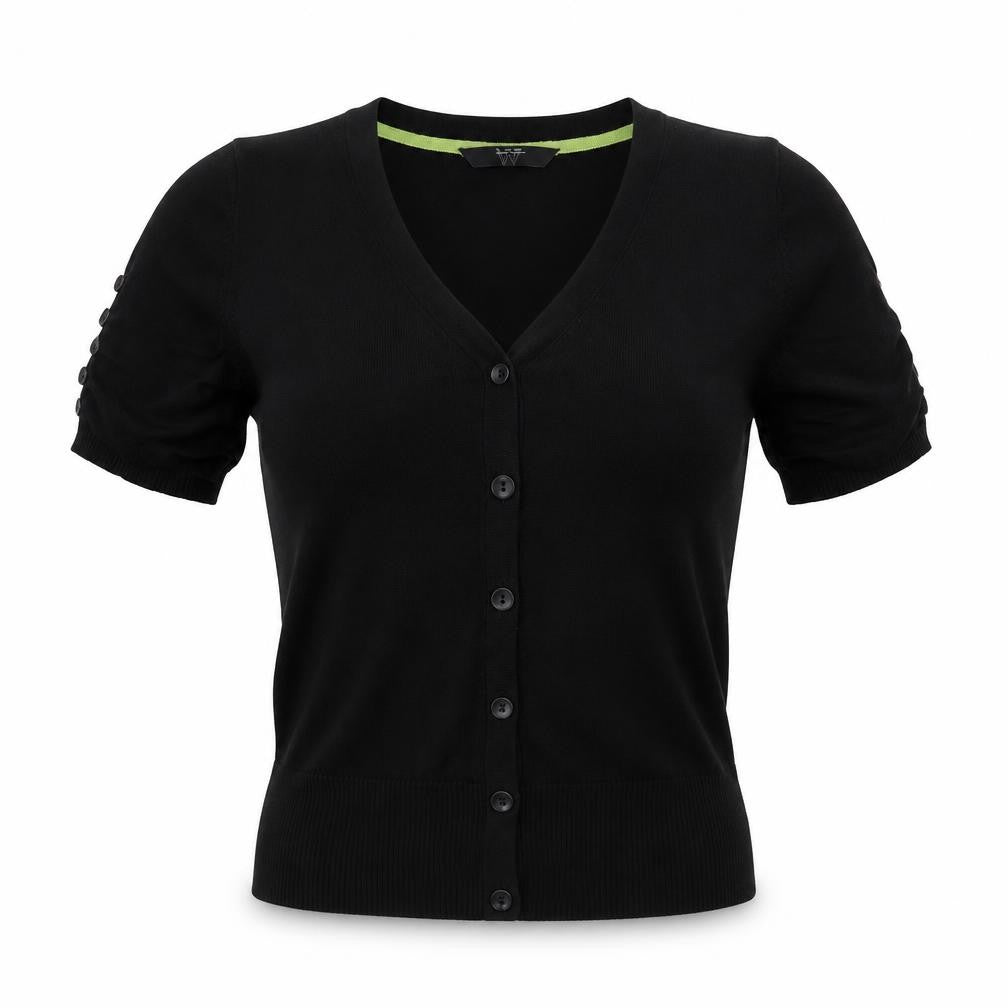 Preworn Womens Black   Basic Blouse Size 10