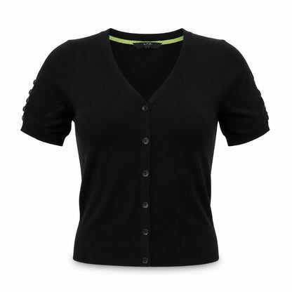 Preworn Womens Black   Basic Blouse Size 10