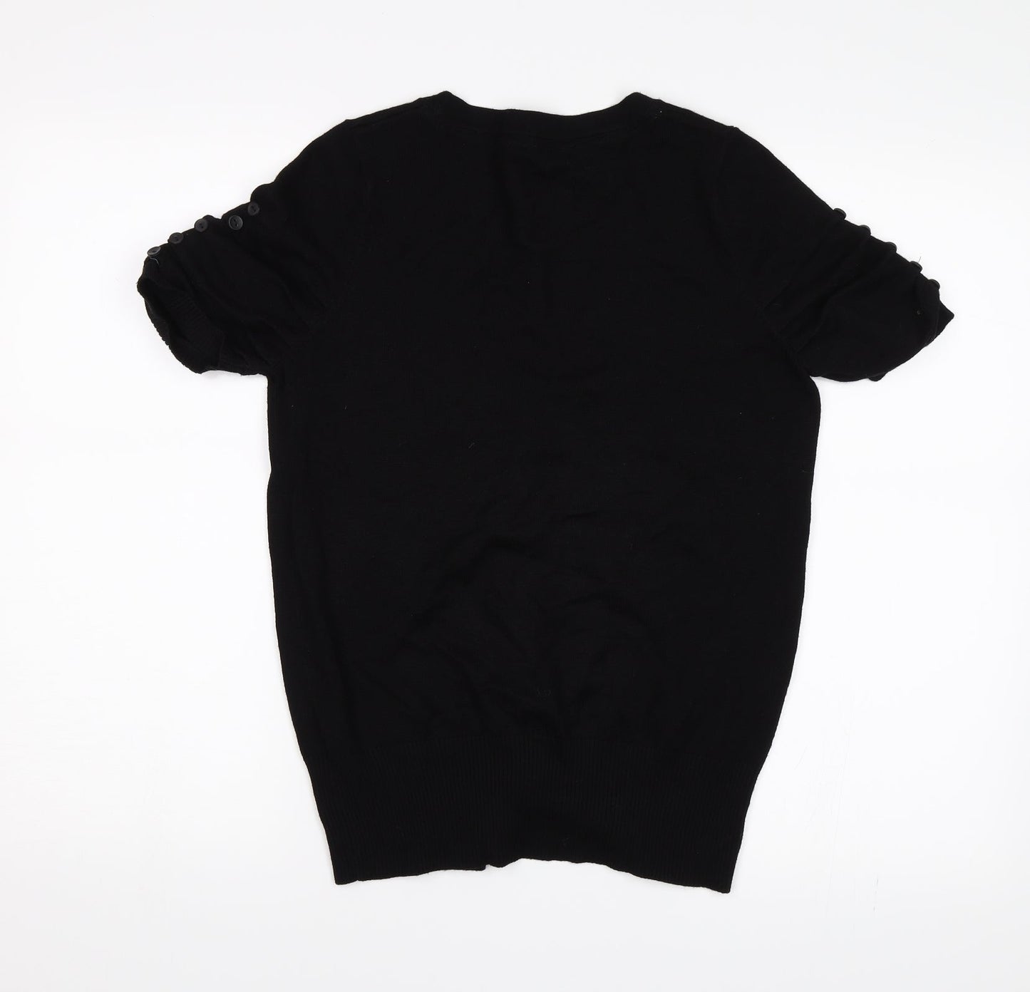 Preworn Womens Black   Basic Blouse Size 10