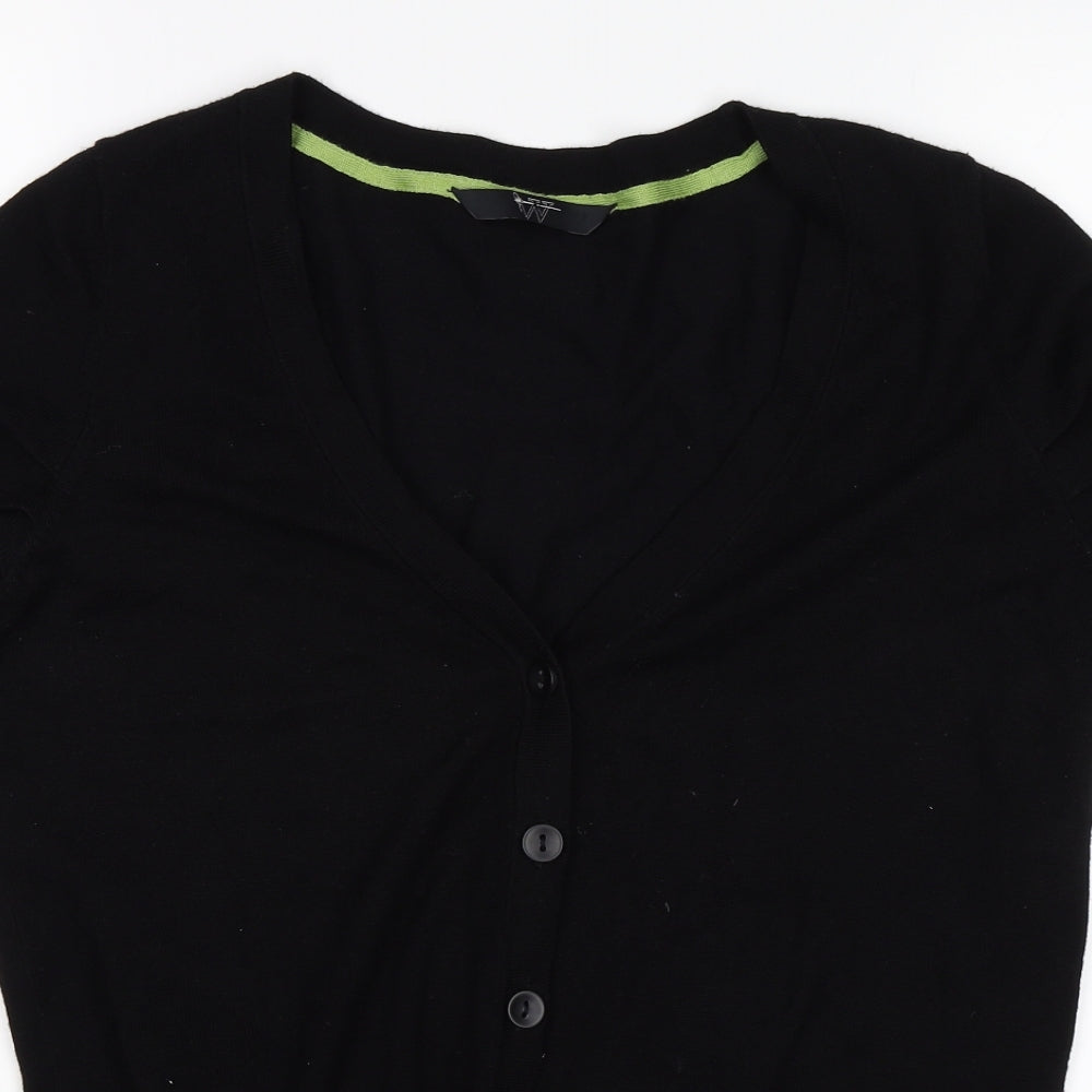 Preworn Womens Black   Basic Blouse Size 10