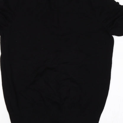 Preworn Womens Black   Basic Blouse Size 10