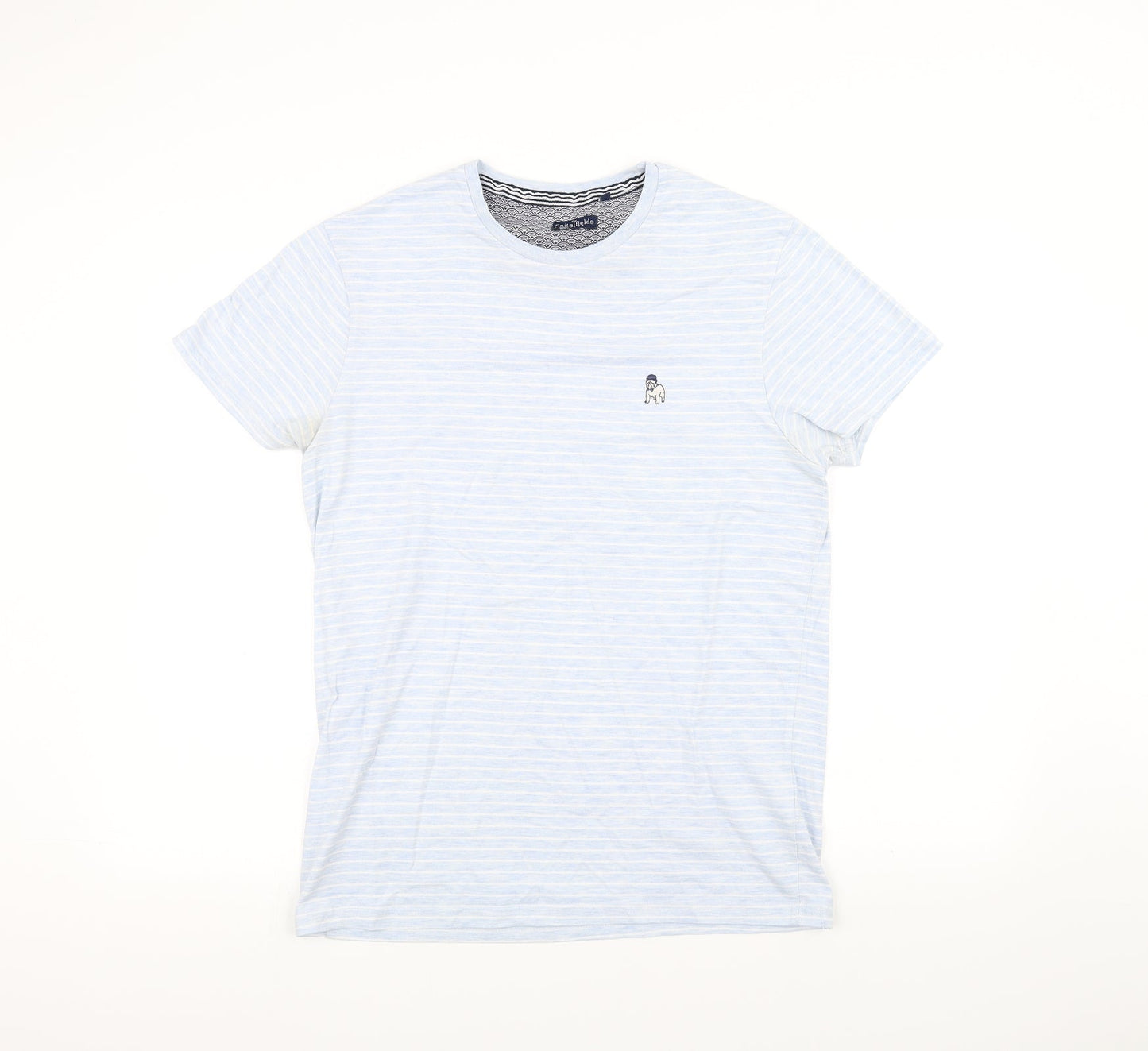 The Spitalfields Shirt Co Womens Blue   Basic T-Shirt Size M
