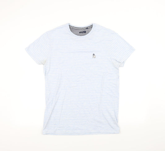 The Spitalfields Shirt Co Womens Blue   Basic T-Shirt Size M