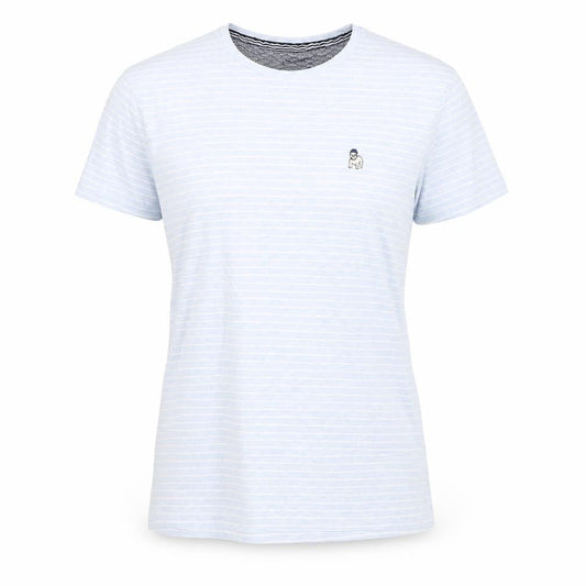 The Spitalfields Shirt Co Womens Blue   Basic T-Shirt Size M