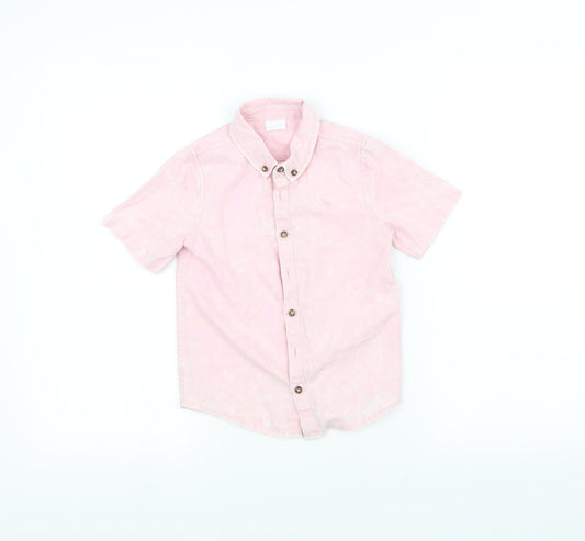 F&F Boys Pink   Basic Button-Up Size 4-5 Years