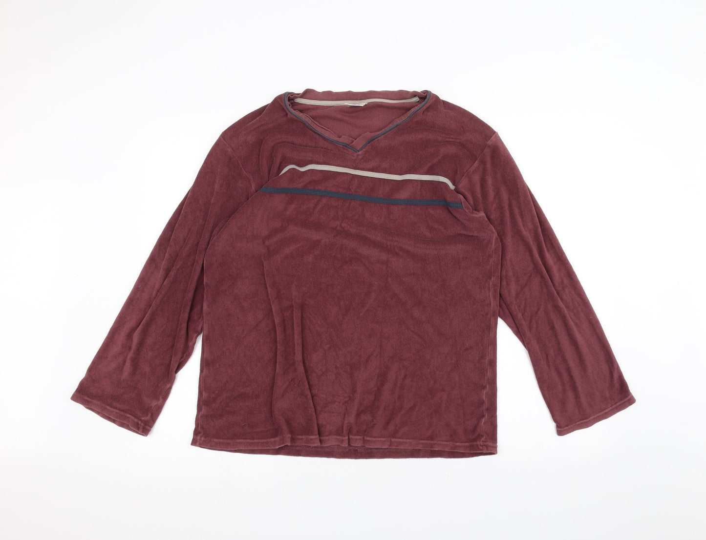 Enrico Mori Mens Red   Pullover Jumper Size M
