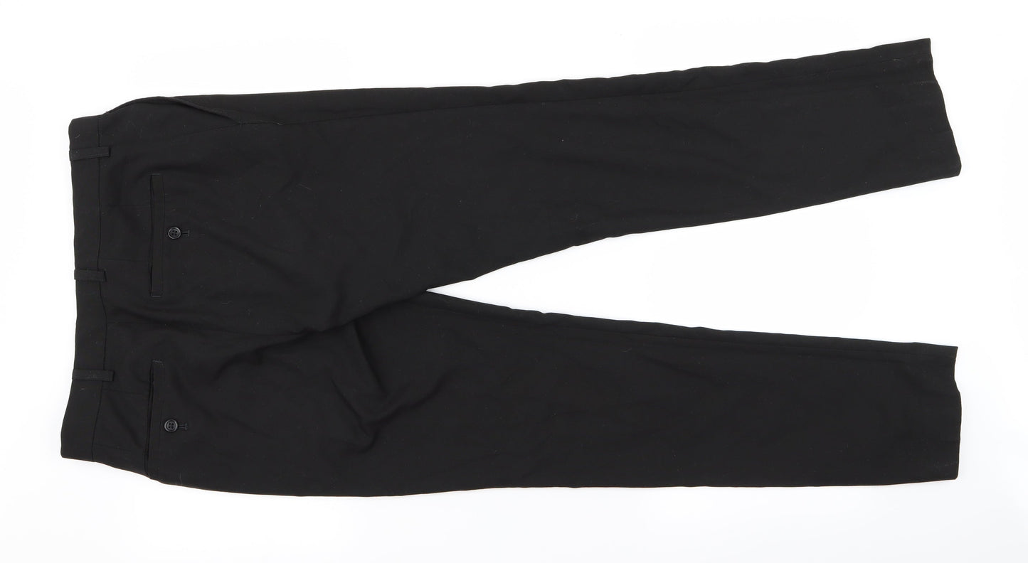 NEXT Womens Black   Trousers  Size 30 L26 in