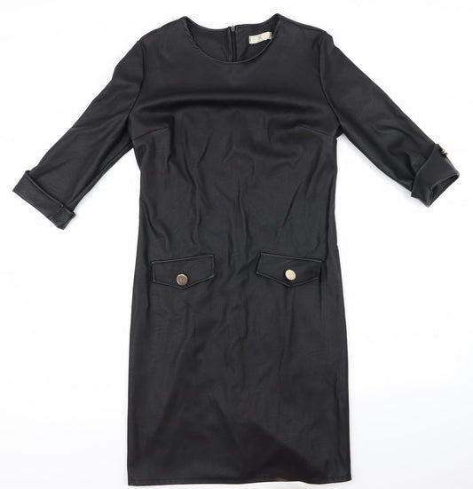 V&L Womens Black   Bodycon  Size M