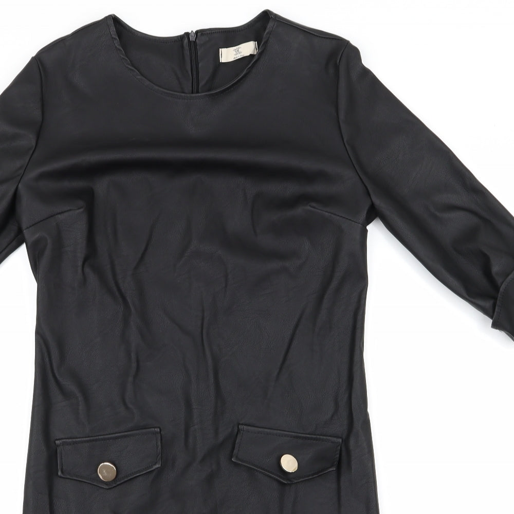 V&L Womens Black   Bodycon  Size M