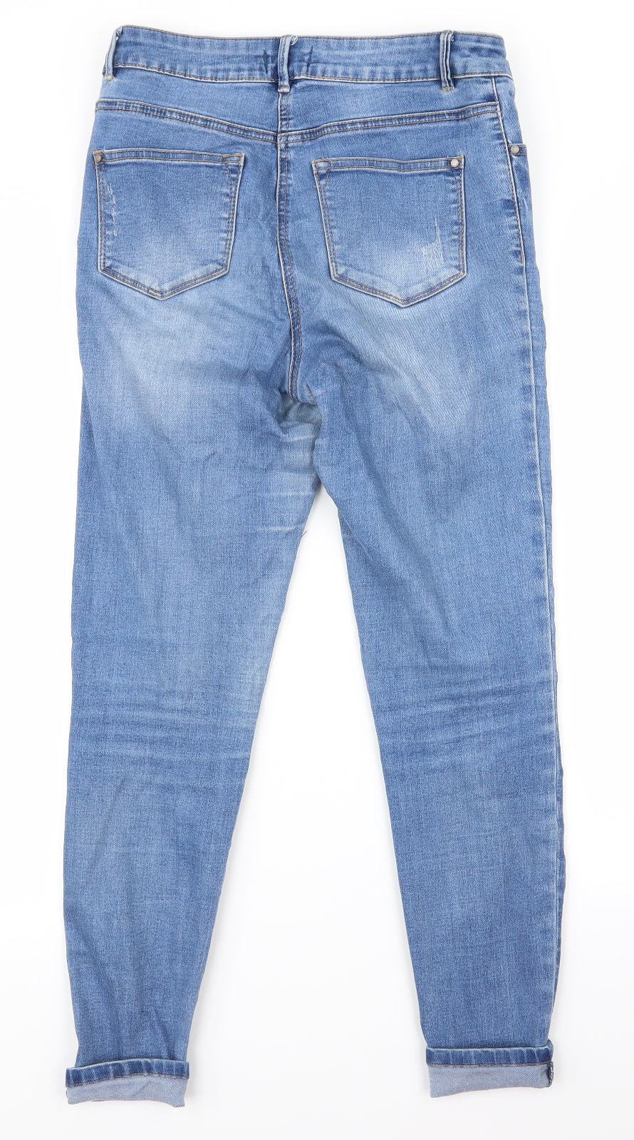 Denim Womens Blue   Tapered Jeans Size 10 L20 in