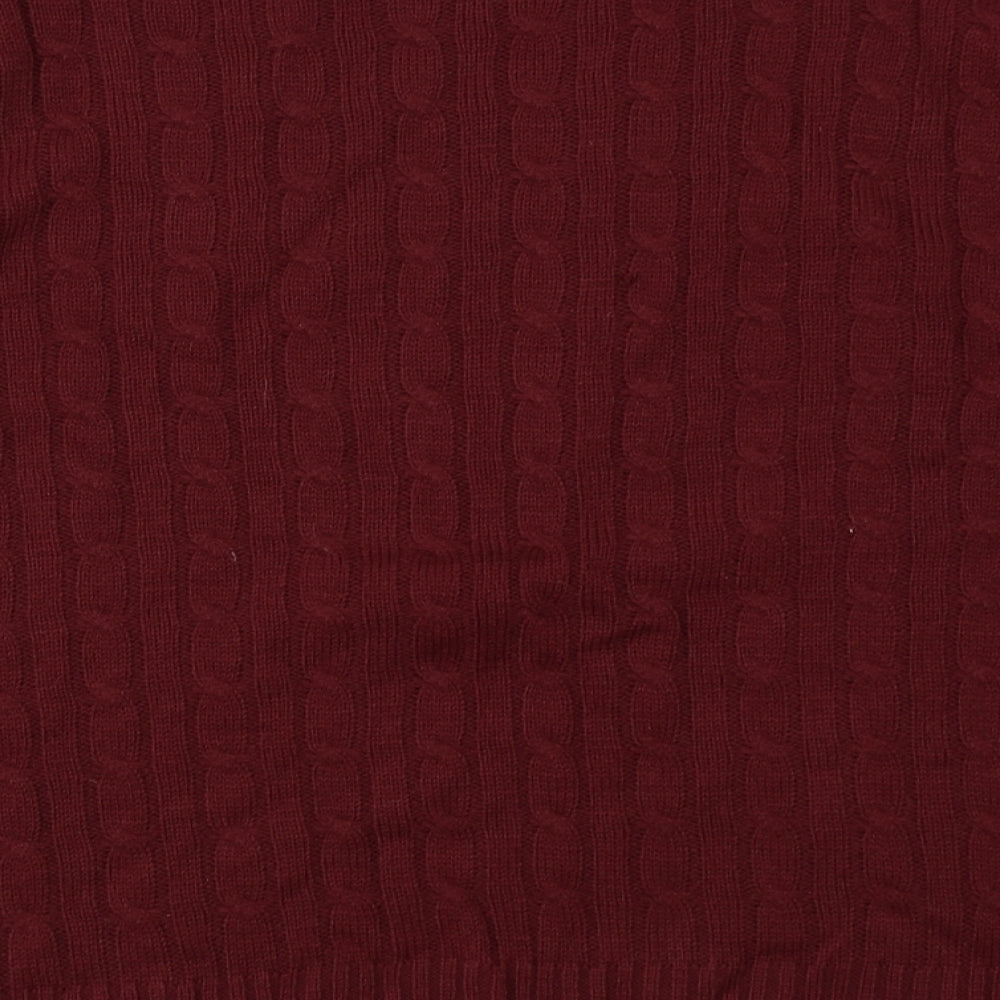 Be Jealous Womens Red   Pullover Jumper Size 2XL