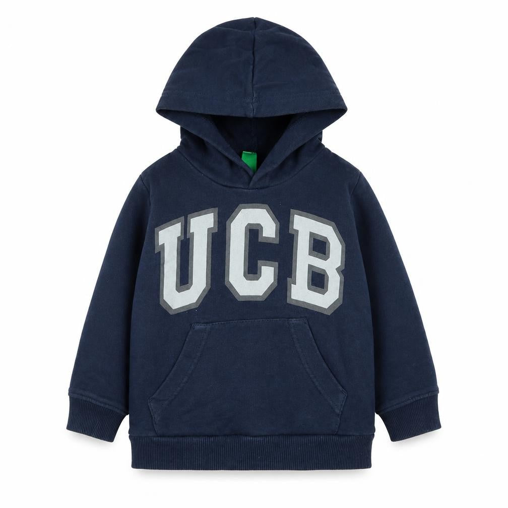United Colors of Benetton Boys Blue   Pullover Hoodie Size 2 Years