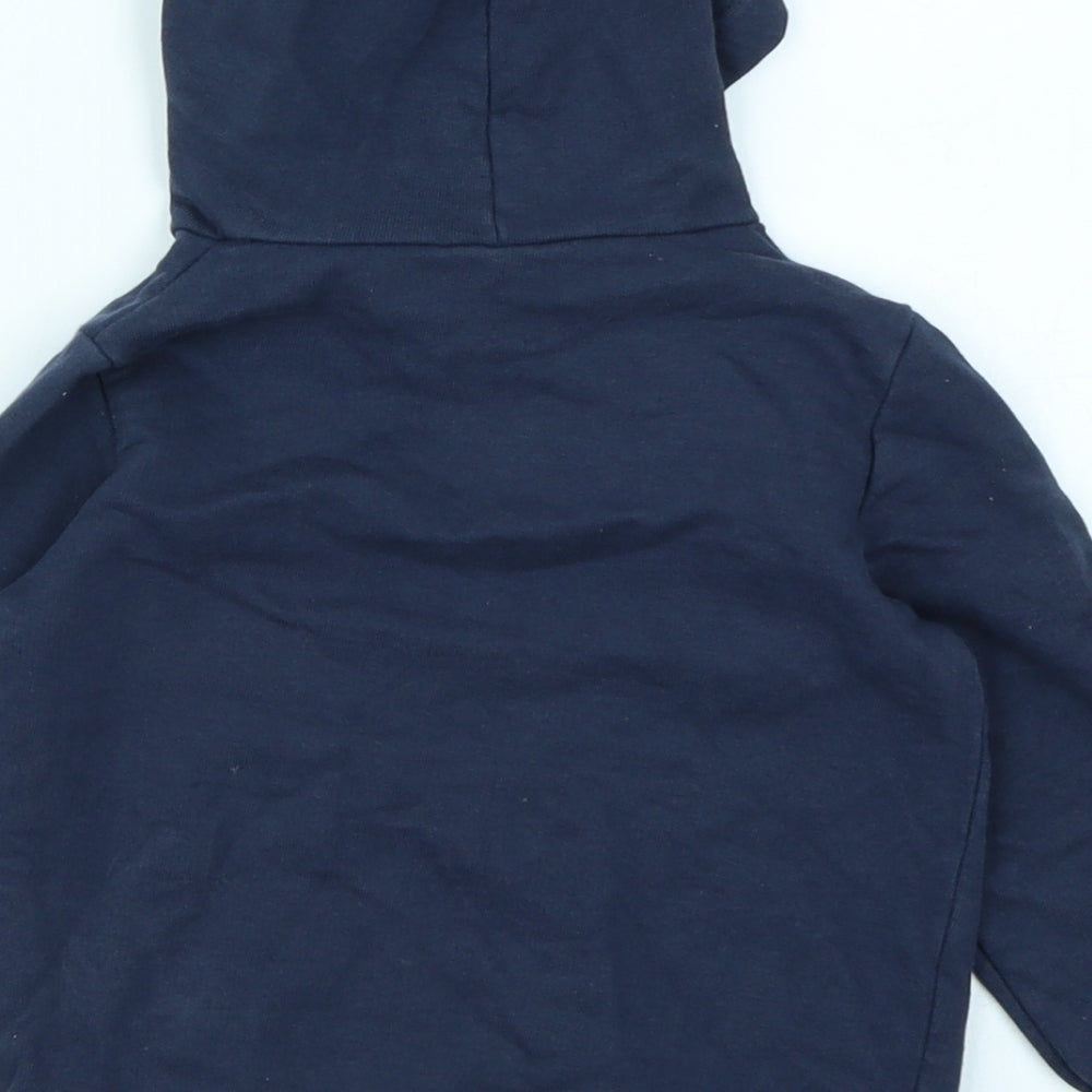United Colors of Benetton Boys Blue   Pullover Hoodie Size 2 Years
