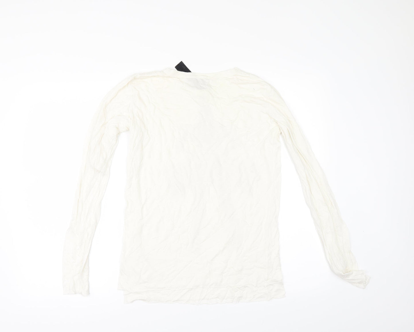Preworn Womens Ivory   Basic T-Shirt Size 6