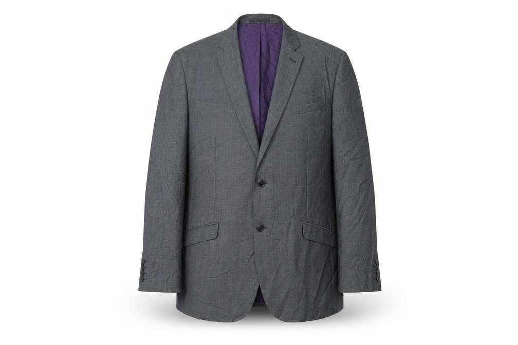Butler & Webb Mens Grey Striped Jacket Suit Jacket Size 42