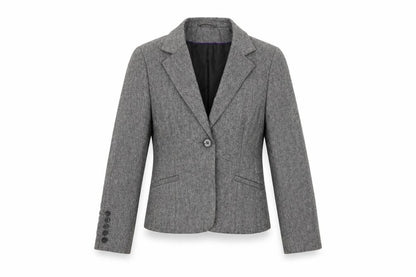 H&M Womens Grey   Jacket Suit Jacket Size 10