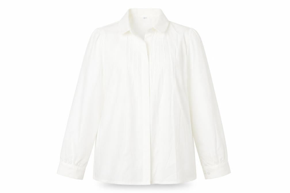 Preworn Womens Ivory   Tunic Button-Up Size L