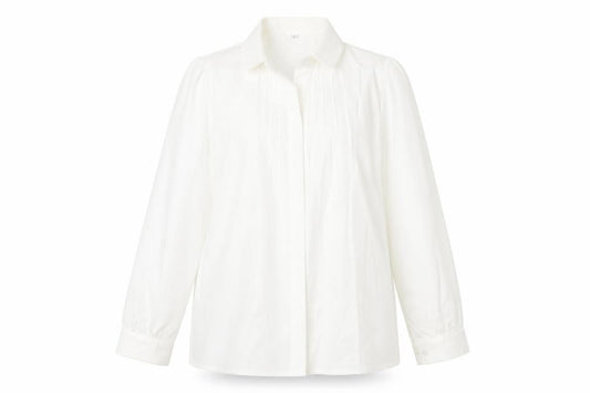 Preworn Womens Ivory   Tunic Button-Up Size L