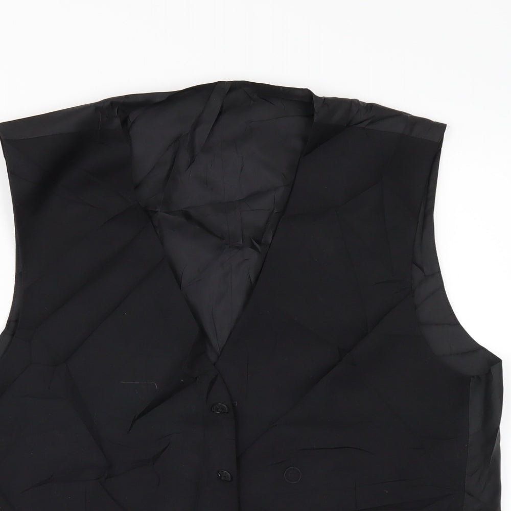 Preworn Mens Blue Check  Jacket Suit Waistcoat Size 36