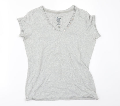 Preloved NEXT Womens Grey   Basic T-Shirt Size 12 - Front
