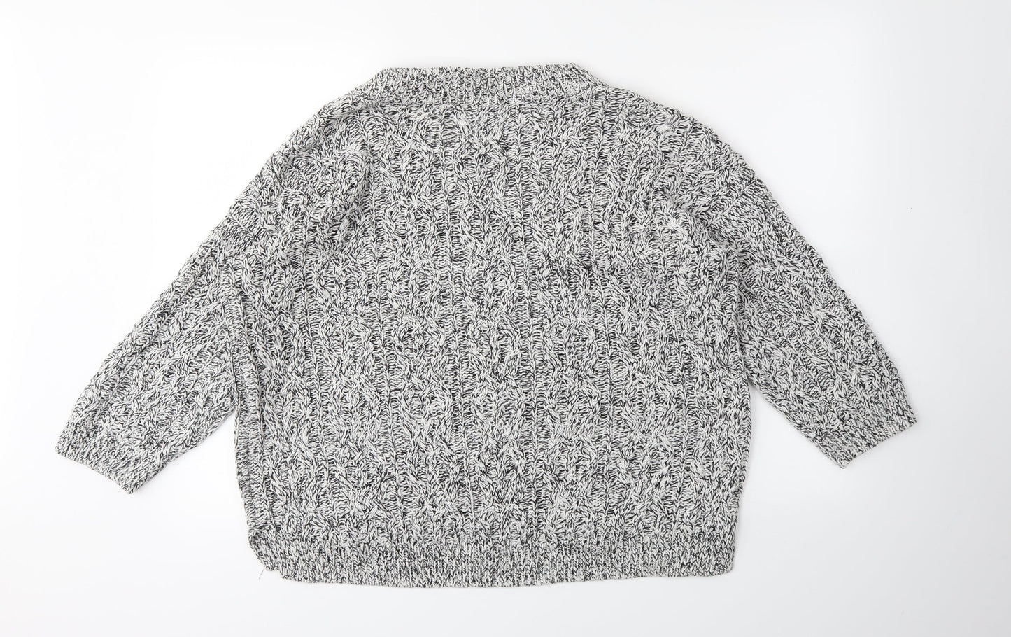H&M Womens Grey   Pullover Jumper Size M