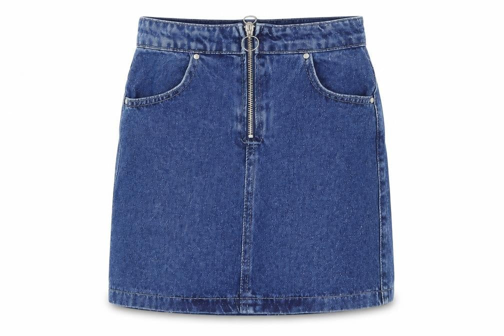 Select Girls Blue Ikat  A-Line Skirt Size 10 Years