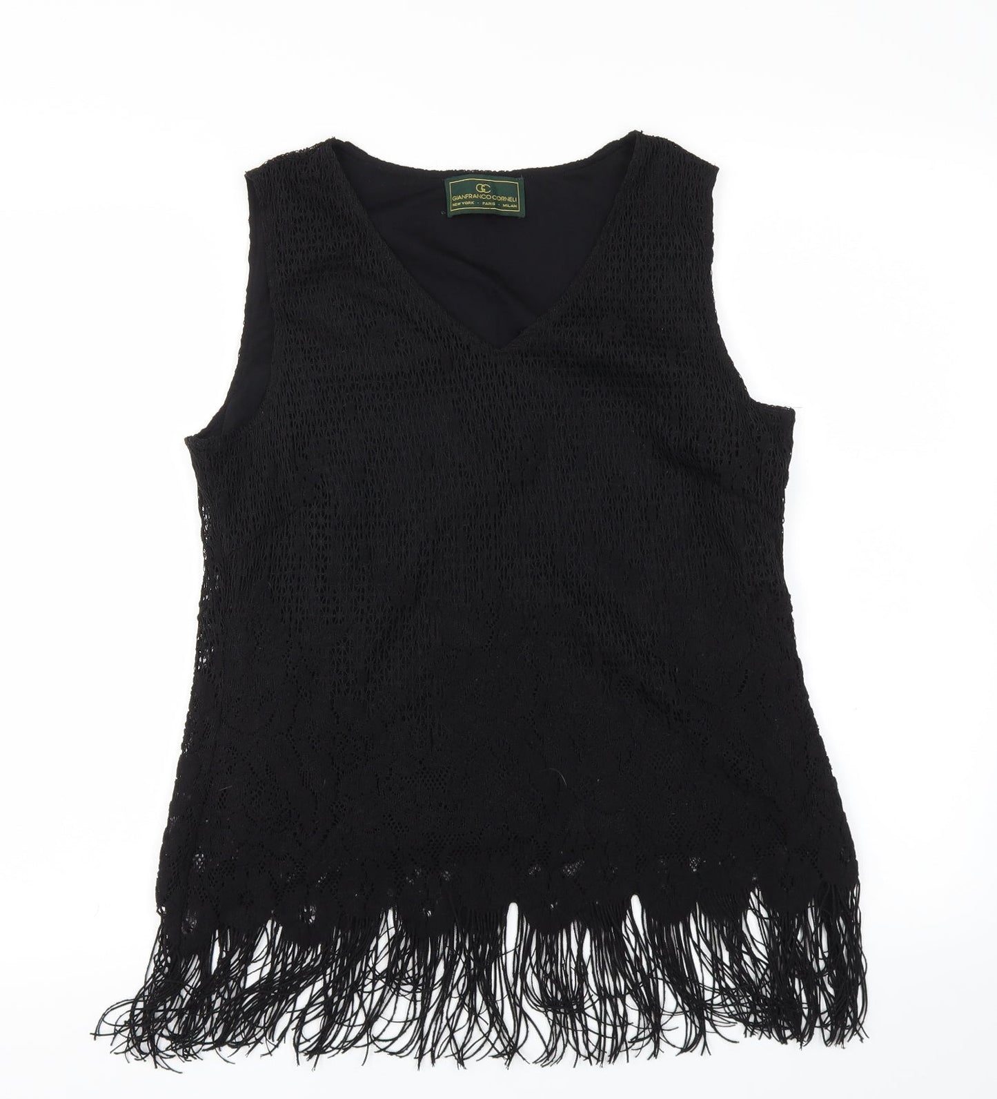GC Womens Black   Basic T-Shirt Size 14