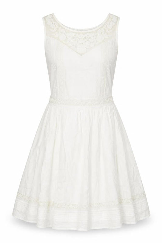 New Look Womens Ivory   Fit & Flare  Size 10