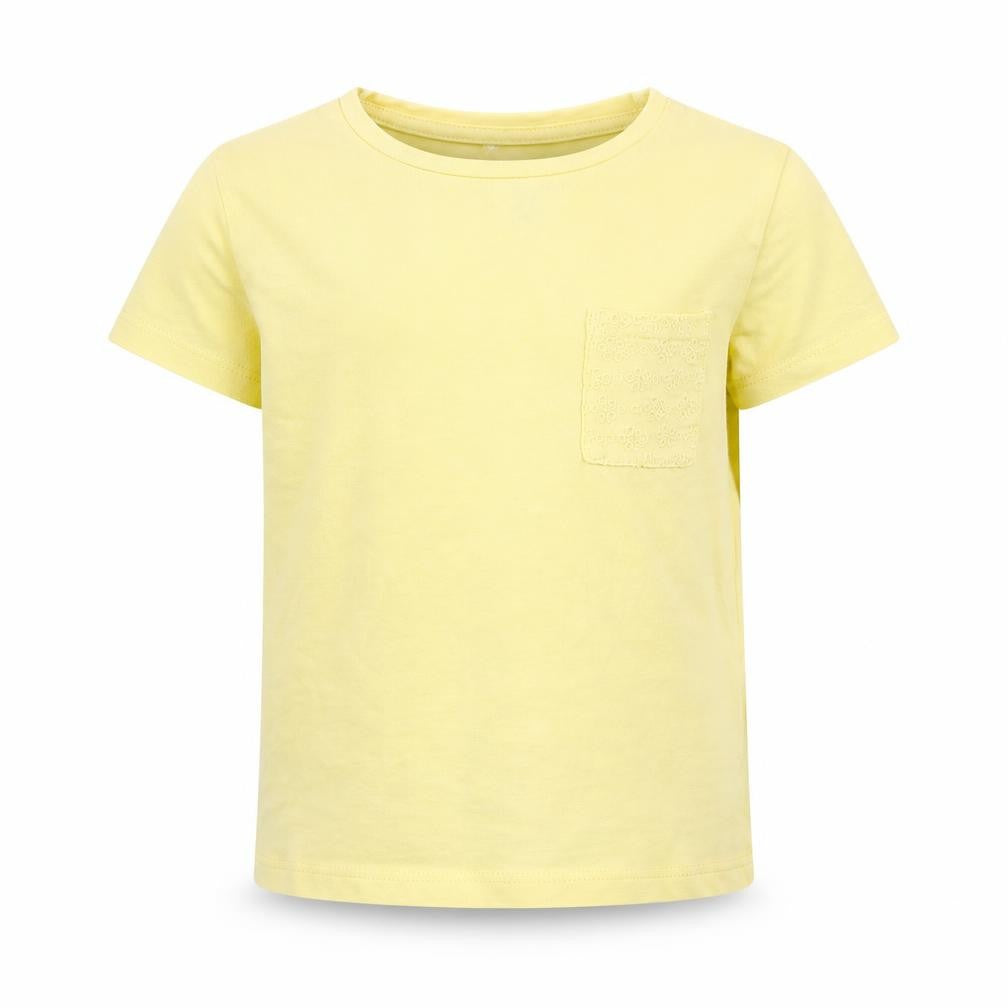 George Girls Yellow   Basic T-Shirt Size 2-3 Years