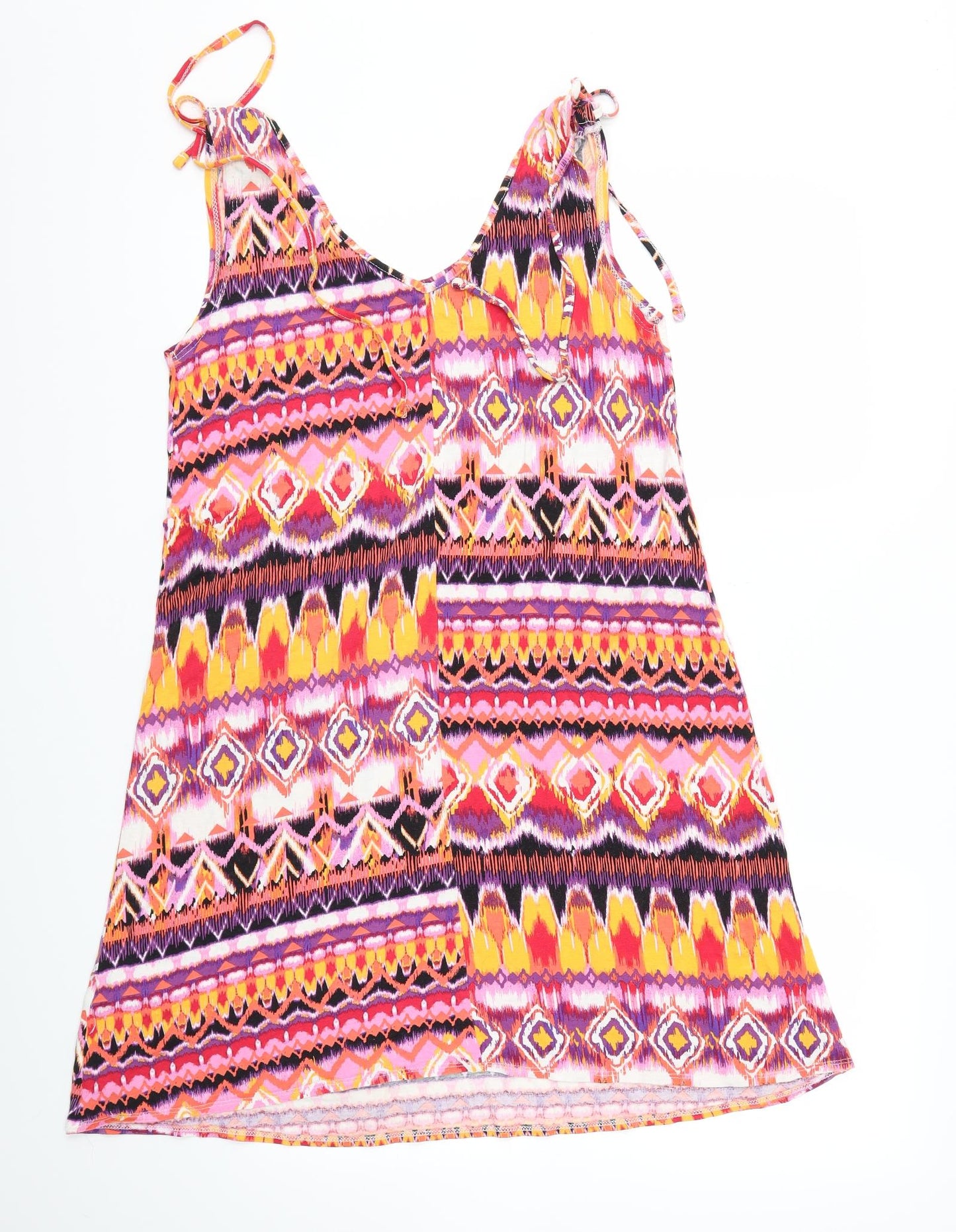 George Womens Multicoloured Argyle/Diamond  Fit & Flare  Size 12