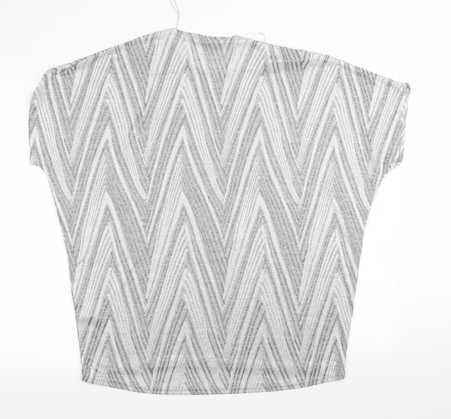 MITZY Womens Silver   Basic T-Shirt Size M