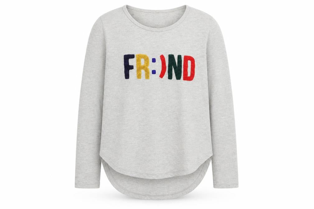 KIDPIK Girls Grey   Basic T-Shirt Size 10 Years