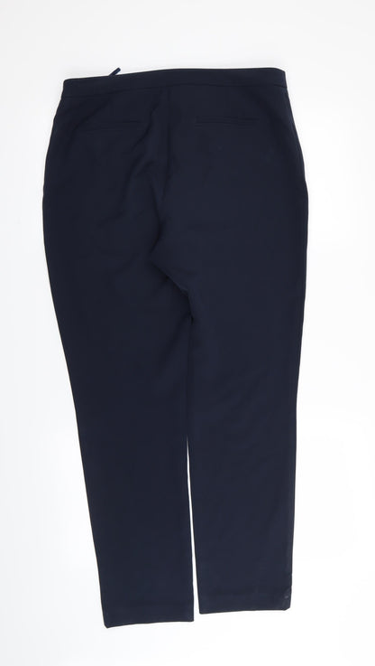 Preloved by very Womens Blue   Trousers  Size 12 L29 in - Back