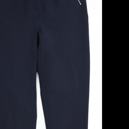 Preloved by very Womens Blue   Trousers  Size 12 L29 in - Detail