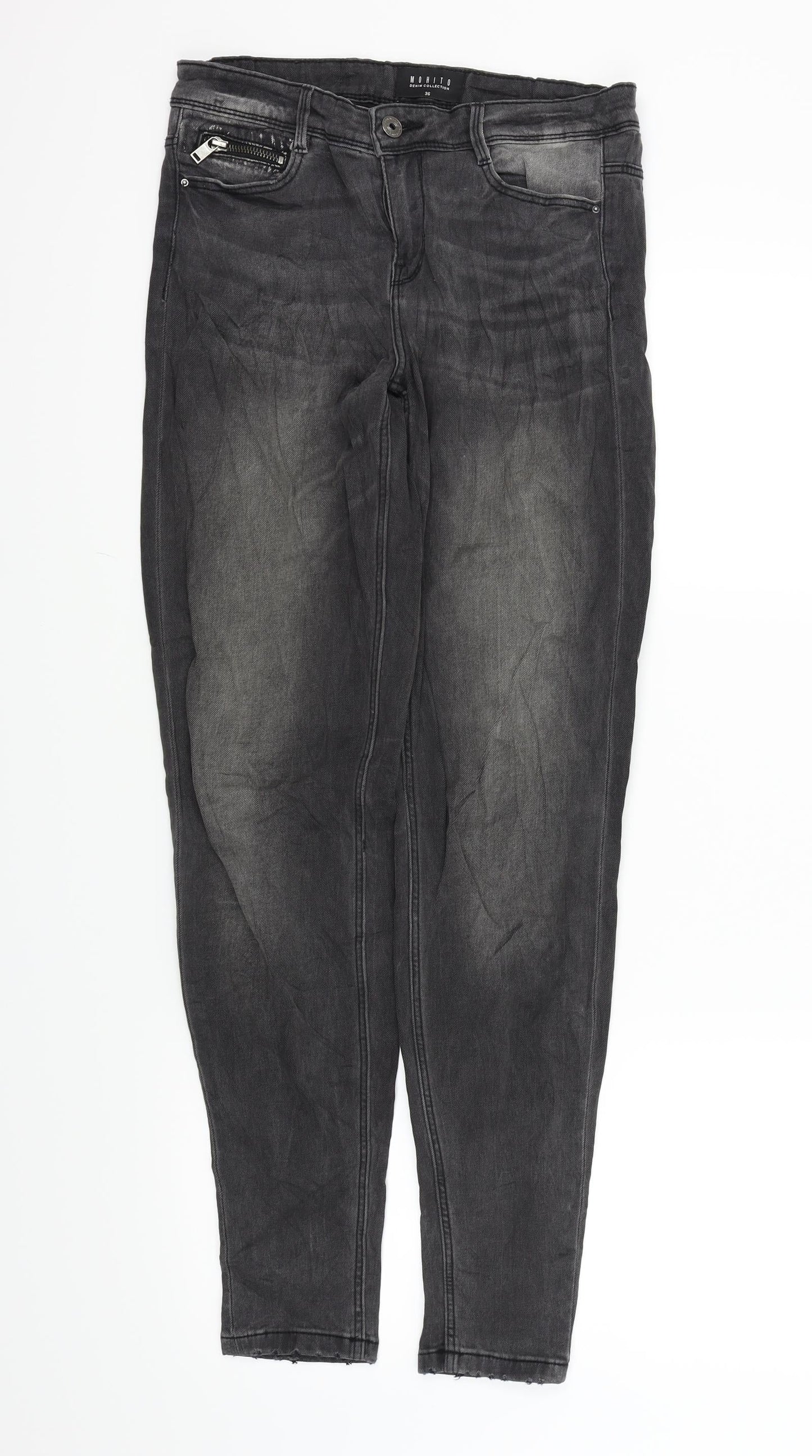 MOHITO Womens Black   Skinny Jeans Size 36 in L30 in