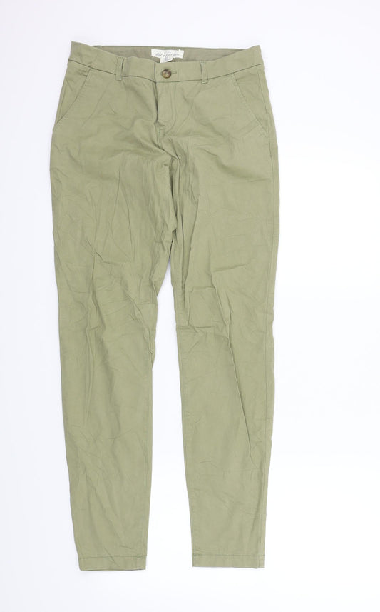 H&M Womens Beige   Trousers  Size 36 L29 in