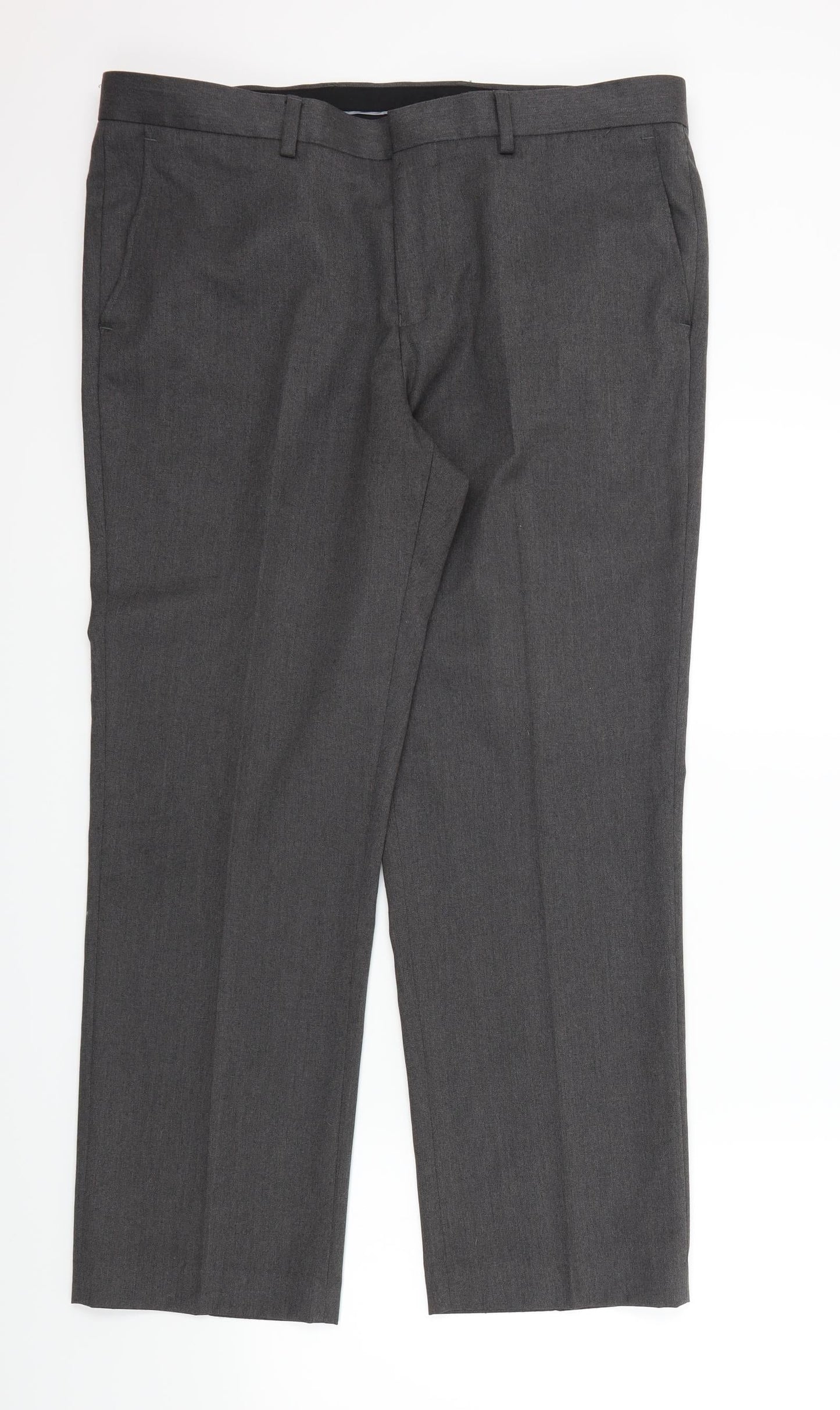 BURTONS  Mens Grey   Trousers  Size 38 in L28 in