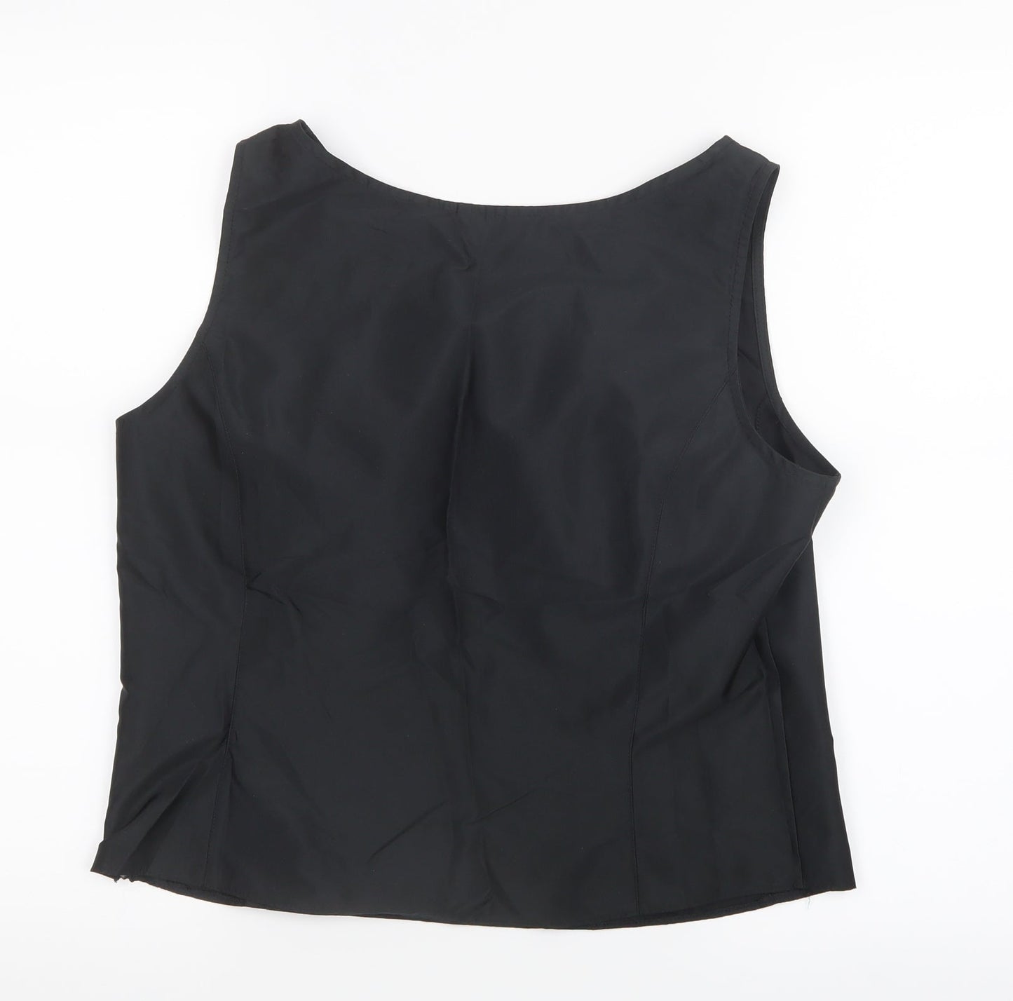 Your 6th Sense Womens Black   Basic Blouse Size 14