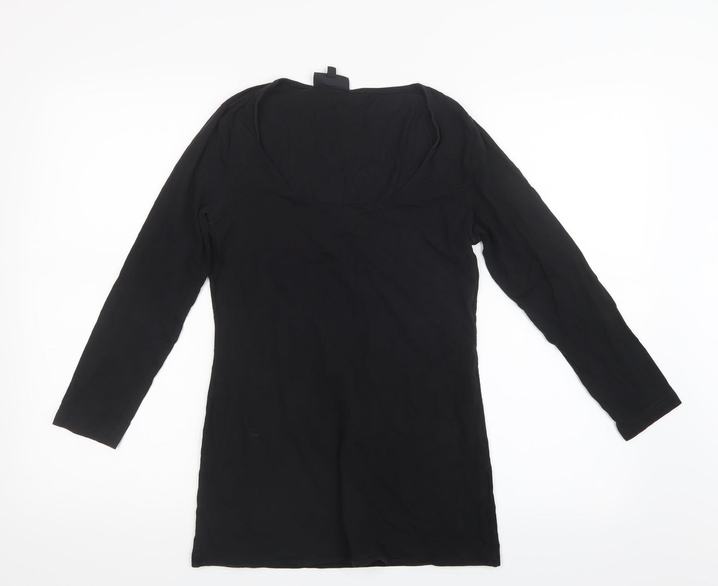 Warehouse Womens Black   Basic T-Shirt Size 14