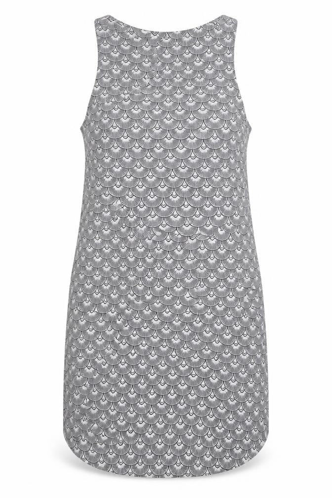 H&M Womens Black Geometric  Tank Dress  Size 4