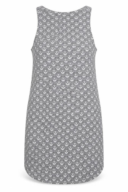 H&M Womens Black Geometric  Tank Dress  Size 4