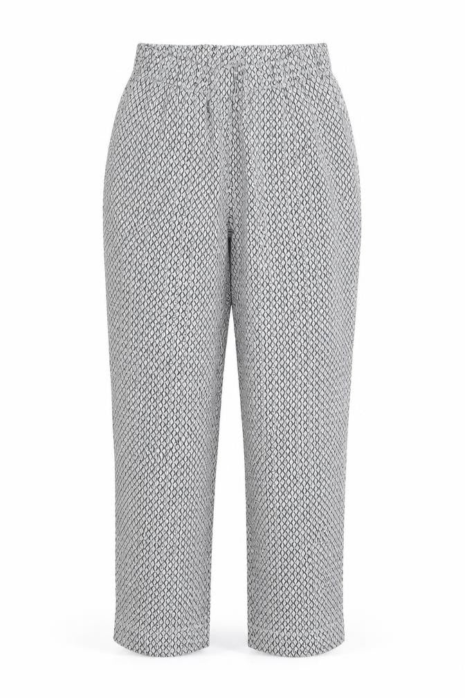 H&M Womens Black Geometric  Trousers  Size 8