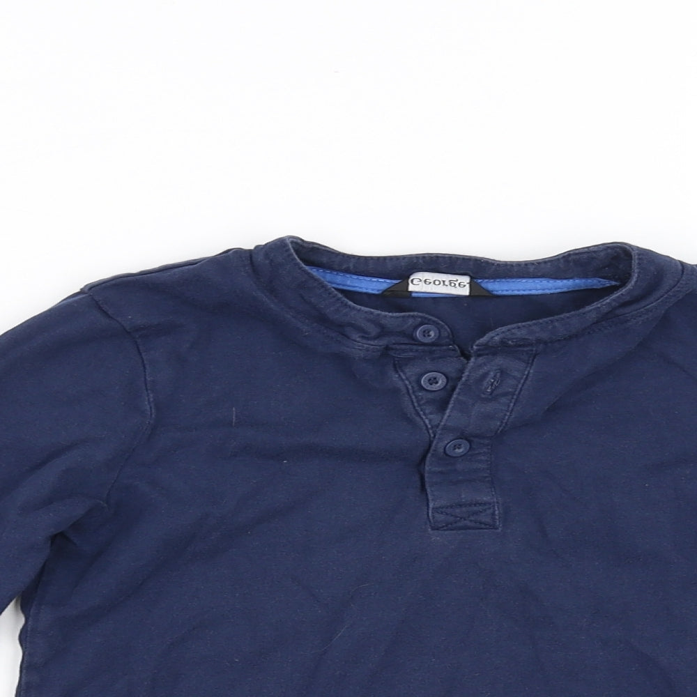 George Boys Blue   Basic T-Shirt Size 3-4 Years