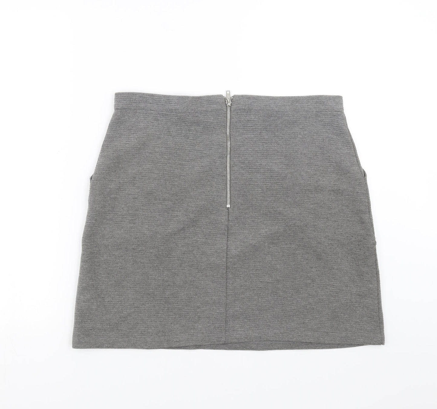 Sainsburys Womens Grey   A-Line Skirt Size 14