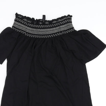 Preloved New Look Womens Black   Trapeze & Swing  Size M - Detail