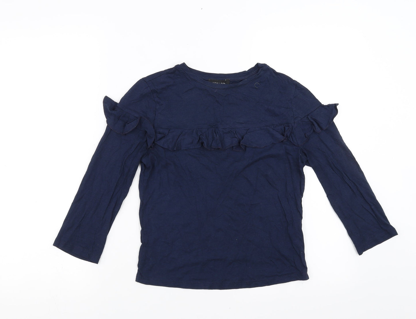 New Look Womens Blue   Basic Blouse Size 8