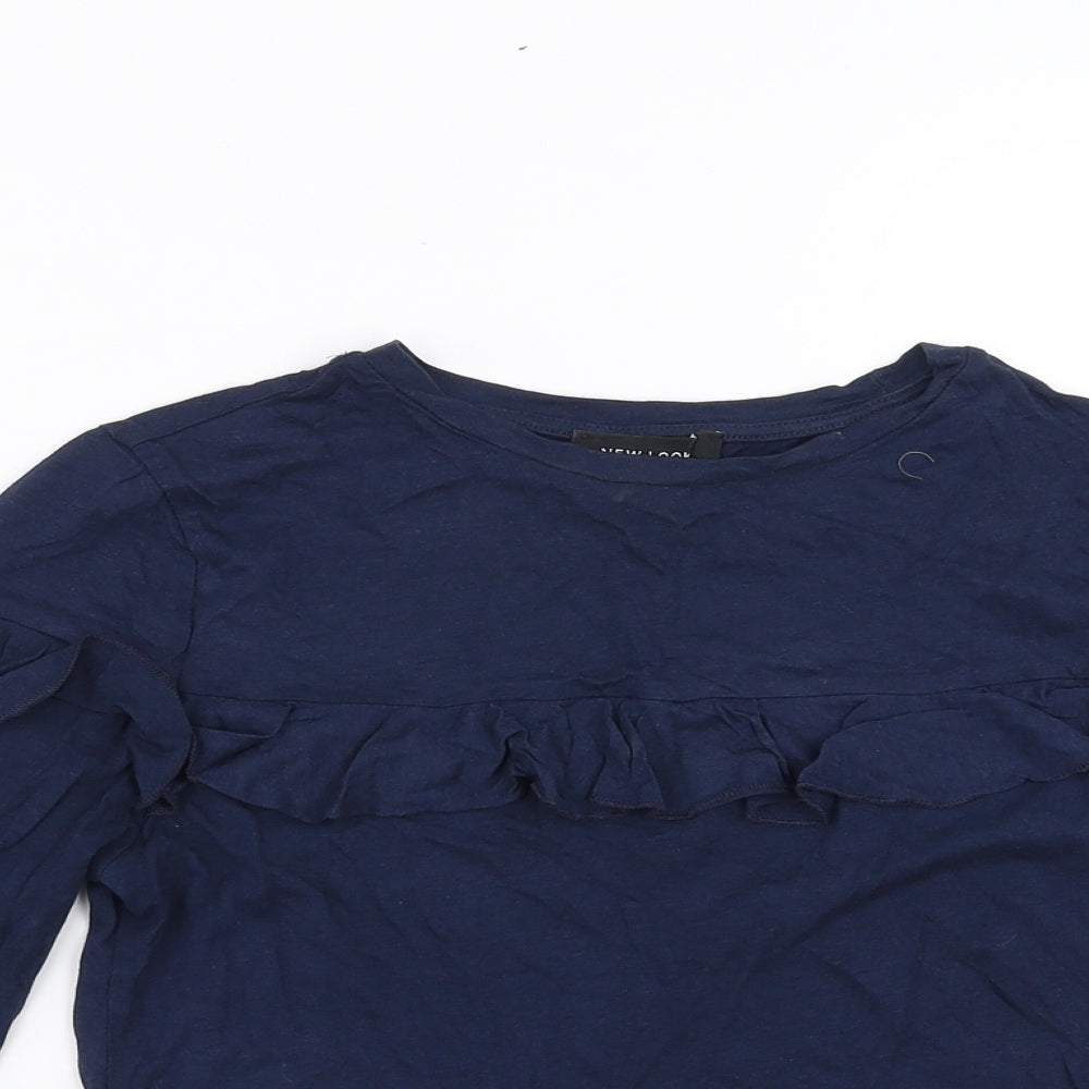 New Look Womens Blue   Basic Blouse Size 8